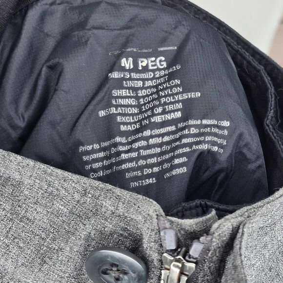 Men's L.L. Bean Parka Jacket 3 in 1 Coat Removable Shell Waterproof All Season M - Picture 9 of 9